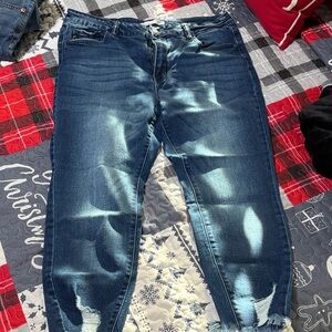 KanCan Distressed Blue Jeans
